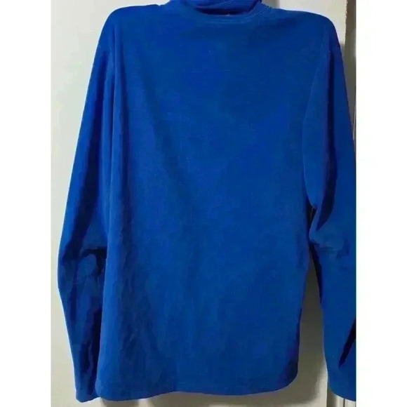 Men's‎ Eddie Bauer Fleece Jacket Large Blue Gray - Picture 4 of 6